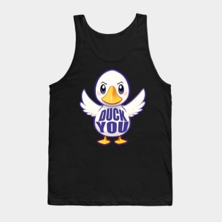 Cute Cartoon Duck Tank Top